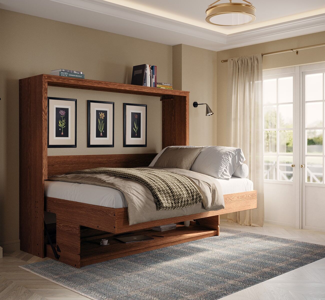 Wilding Wallbeds The Tahoe Murphy Desk Bed - Thumbnail 2